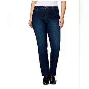Gloria Vanderbilt Women's Plus Amanda Classic Straight Leg Jean